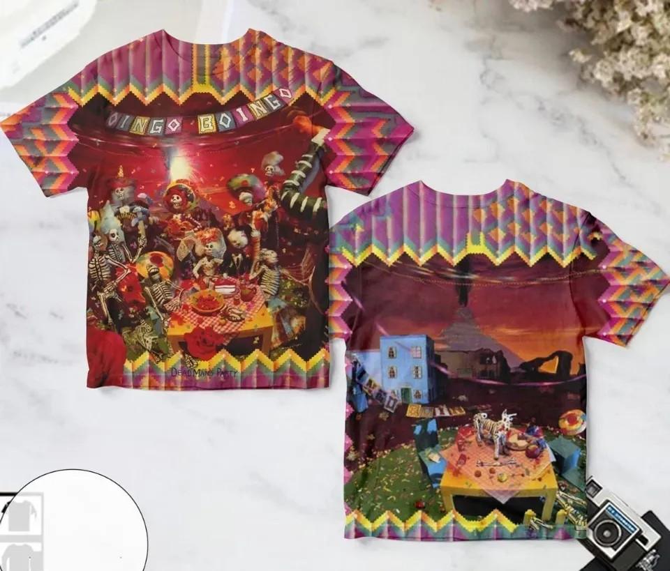 Oingo Boingo Dead Man s Party Full Size Range Men Dimension Print Shirt VA498 S