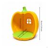 Pumpkin Dollhouse Open-Front Toy Compact for Hobbyists