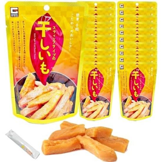 Dried Sweet Potato Irregular Quality Large Capacity 1.2kg (60g X 20 Bags) Individually Packaged Portioned Aged Additive-free No Added Sugar Sticky