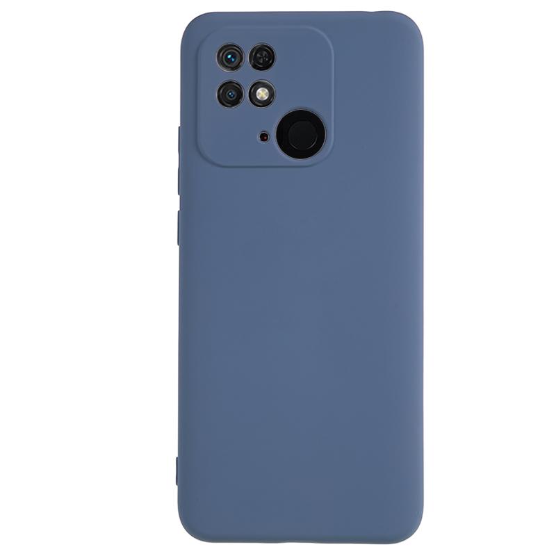For Xiaomi Redmi 10C 4G Rubberized Phone Case Scratch Proof Fiber Lining Soft TPU Back Cover
