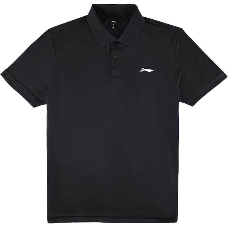 Li-Ning Summer Quick-Dry Breathable Embroidered Logo Loose Casual Polo Shirt Men tops APLW831-1 S