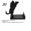 Black Cat Bookends Cute Bookends, 3D Printed Silhouette Book Holder, Artistic Desk Decorations Creative Support for Office Home Decor Matte Ornament