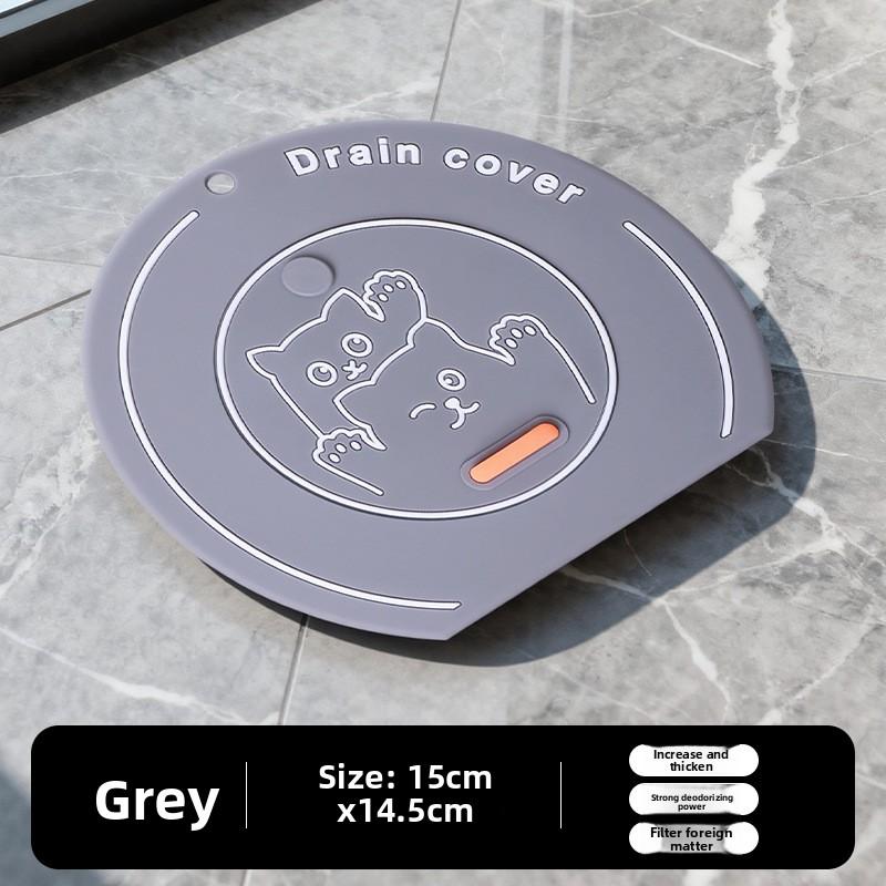Floor Drain, Bathroom Floor Drain, Soft Rubber, Cute Floor Drain Cover, Anti-odor Pad, Silicone Pad, Sewer Plug, Anti-odor Cover, Kitchen