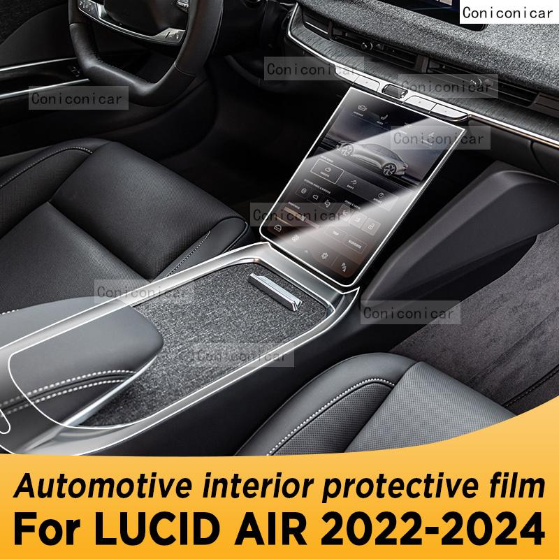 For LUCID AIR -2024 Panel Navigation Automotive Interior Screen TPU Protective Film Anti-Scratch Sticker