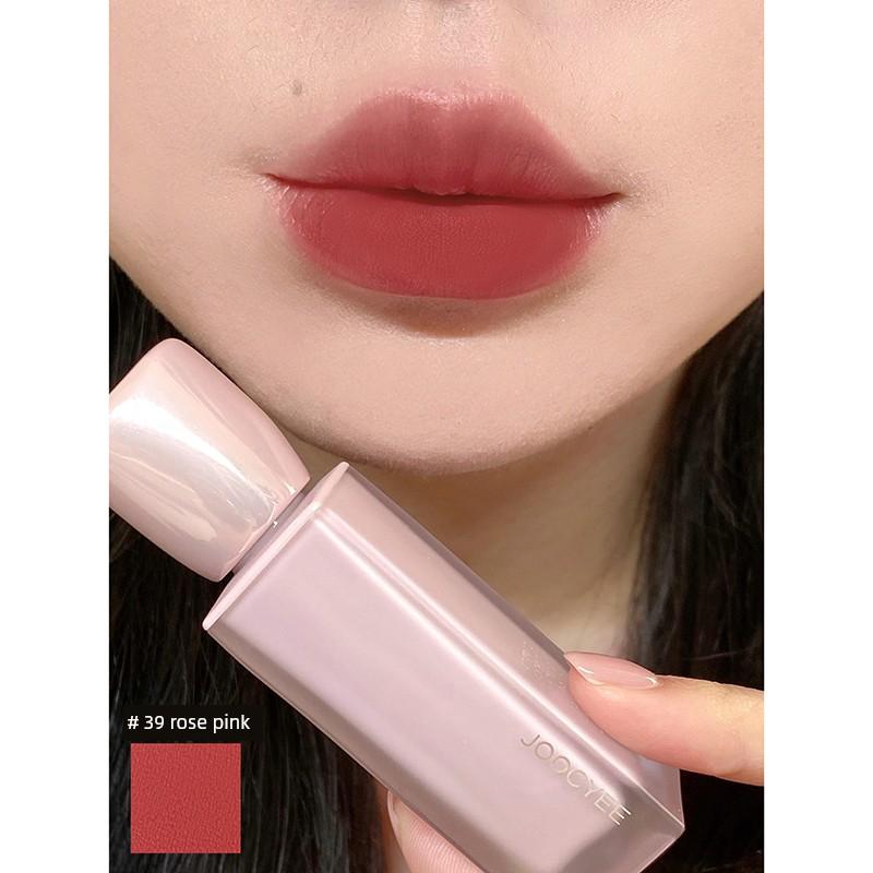 Autumn Fish Recommends! Joocyee Fermented Cotton Candy Lip Glaze Matte Lip Mud Nude Color 11 Cotton Candy 37