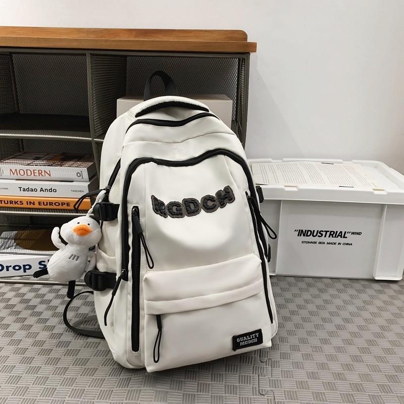 Spacious Waterproof Unisex Backpack With Comfortable Straps For Travel And School