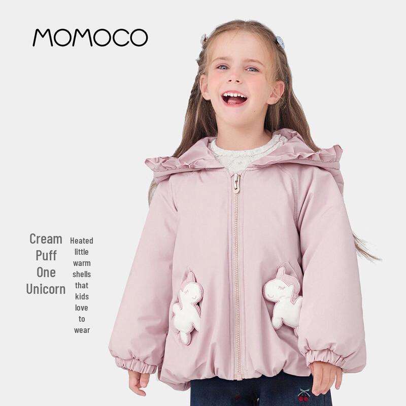 MOMOCO Girls  Sweet Pink Winter Padded Jacket 105