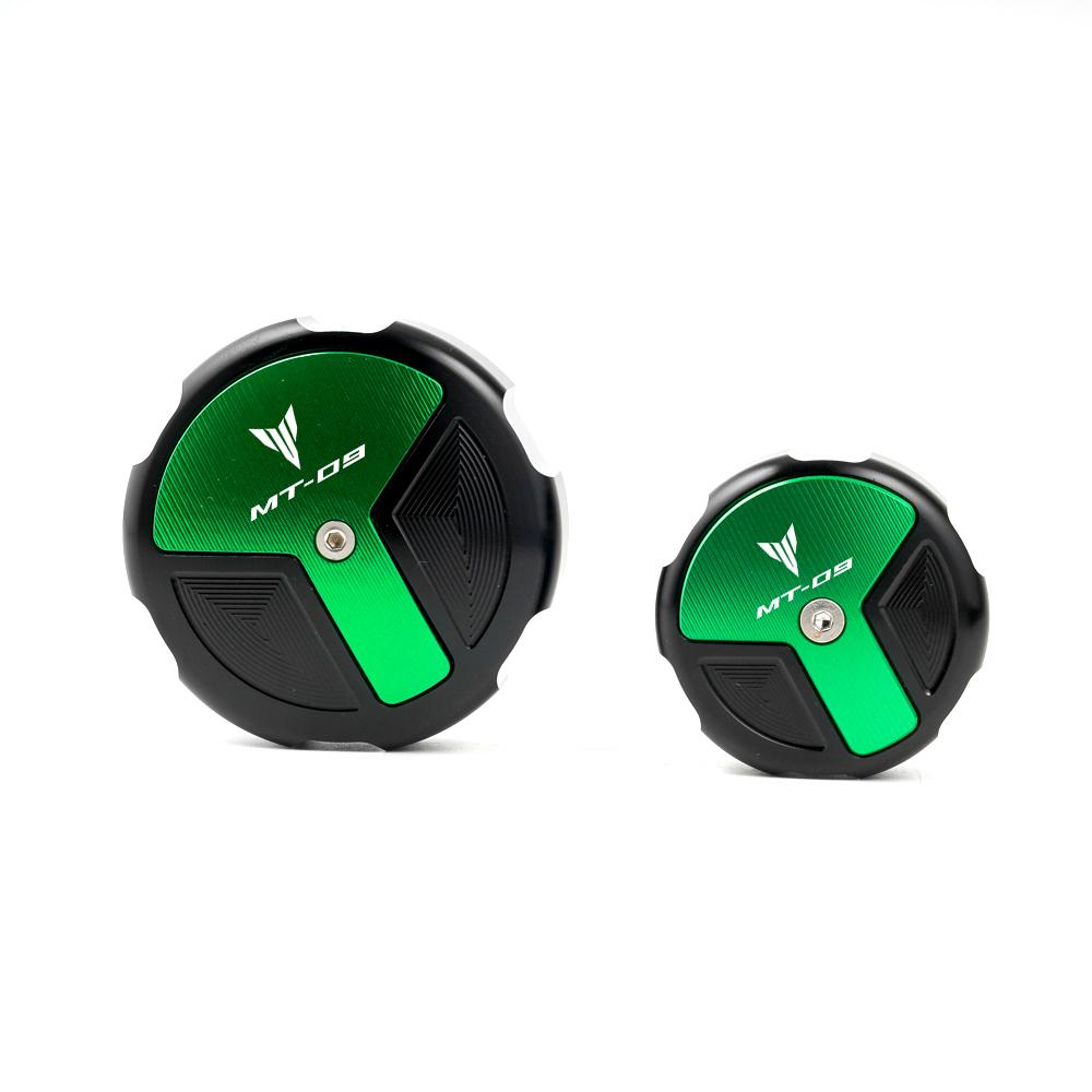 Motorcycle Accessories For Yamaha MT09 MT-09 SP -2022 CNC Aluminum Front Rear Brake Fluid Reservoir Cap Cover With