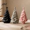 Small Christmas Tree Figurine 3D Printed Ornament, Modern Minimalist Tabletop Decor Office Desk Accessories for Home Display, Festive Holiday