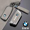 LMFLF1 Car Sticker Hot For BMW Zinc Alloy Car Key Case Shell Cover Holder Fob For BMW Series 7 735i 740Li X7 X1 U11 2023 I7 G07 LCI XM