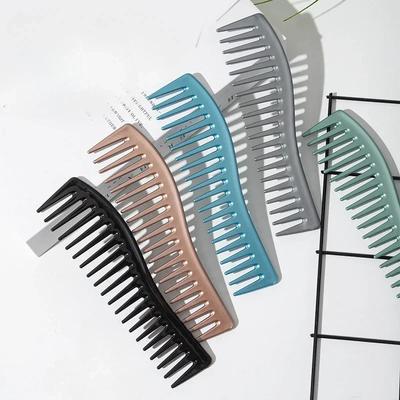 Wide Tooth Hairdressing Comb Resin Hair Brush Large Wide Tooth Comb Haircut Tools Salon Barber Combs Fashion Styling Accessories