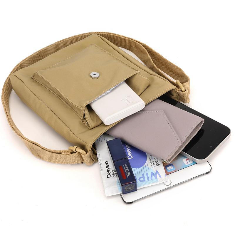Shoulder bag casual versatile simple messenger bag women's leisure commuting printable mobile phone bag