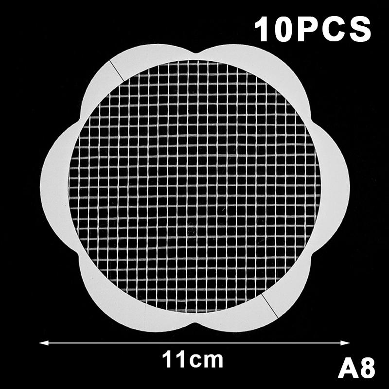 Disposable Shower Drain Hair Catcher Mesh Stickers 10/30Pcs Self Adhesive Easy To Use for Home Bathroom Travel Hotel