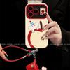 Luxury Lanyard Phone Case for Apple iPhone 15/16 Plus and 17 Pro Max - Elephant Design