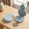 1/2 1/3 1/4 Pill Cutter Box Dust-proof Precise Cutting Pill Divider Case Food Grade Waterproof Pill Storage Box Daily Use