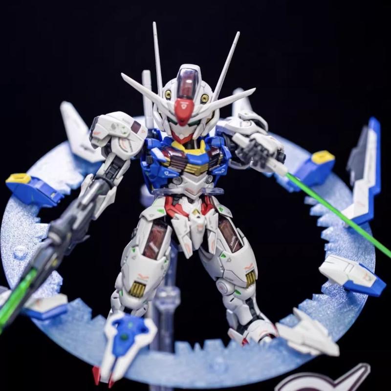 MGSD Aerial 3 Colors Assembly Model Kit Gunpla Action Figures With Halo Floating Cannon Mercury Witch Chibi Mecha Toy Boys Gifts