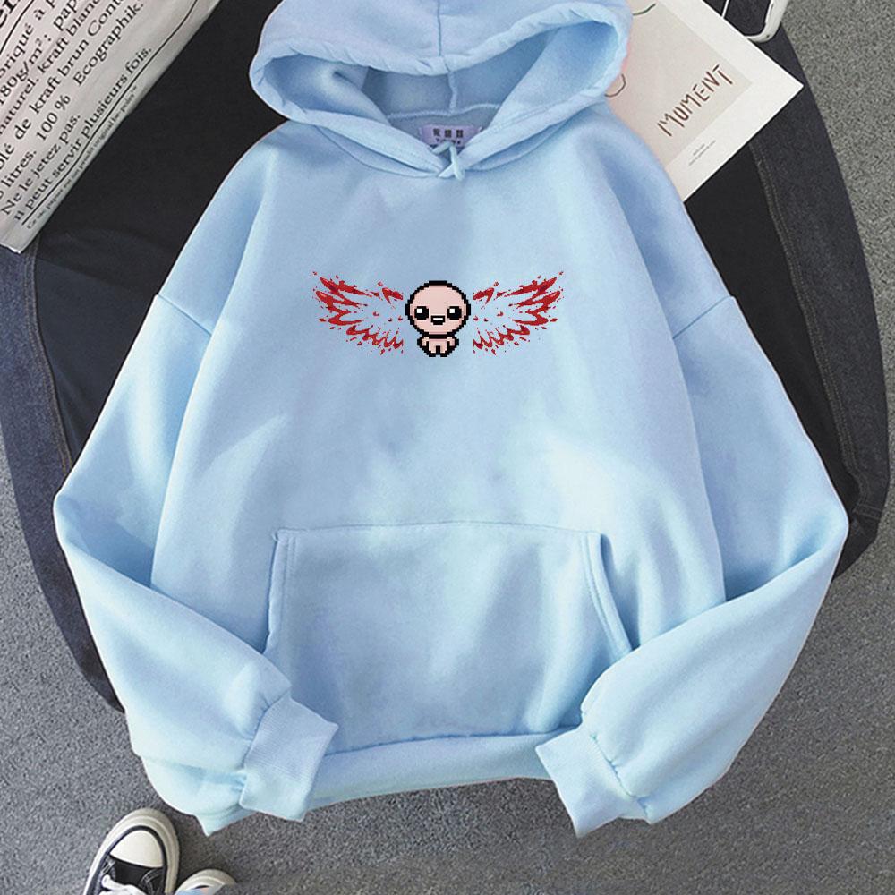 The Binding of Isaac Cartoon Hoodie Graphic Printing Sweatshirt Boys/girls Comfortable Cute Clothing Sudaderas Casual Pullovers