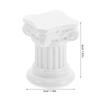 10Pcs Roman Pillar Holders Resin Mini Greek Columns Vintage Candlestick Stand Table Centerpiece Wedding Decor Roman