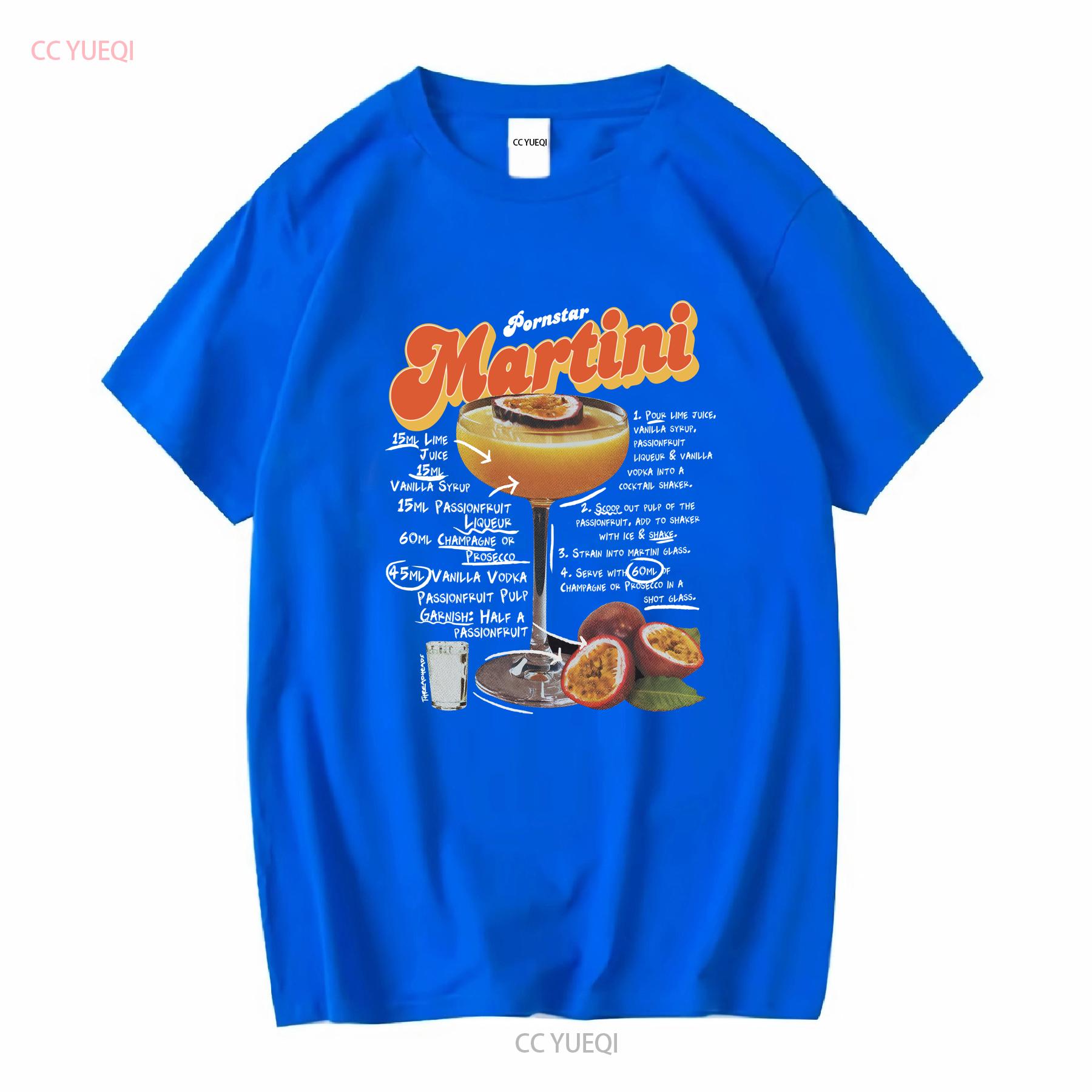 

Pornstar Martini T Shirt vintage Washed Top For Everyday Wear Unisex Versatile Breathable streetwear designer clothes Stretched 2XL