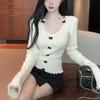 Lace Tied Up Long Sleeved T Shirts Slim Fit Fake 2 Pieces Crop Tops  Travel