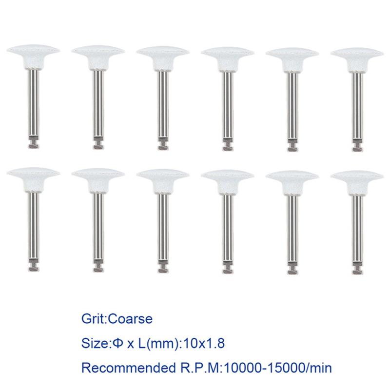 Dental Silicone Polisher 12Pcs/Pack For Contra Angle Handpiece Porcelain Polishing Composite Teeth Polish Dentistry Tool