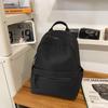 College Style Schoolbag Women's Solid Color Large Capacity Commuter Backpack Men Lightweight Backpack