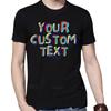 Unisex T Shirts Personalized Fashion Add Your Own Message Essential Teeshirts Casual Trendy Vintage T-shirt Casual Pattern
