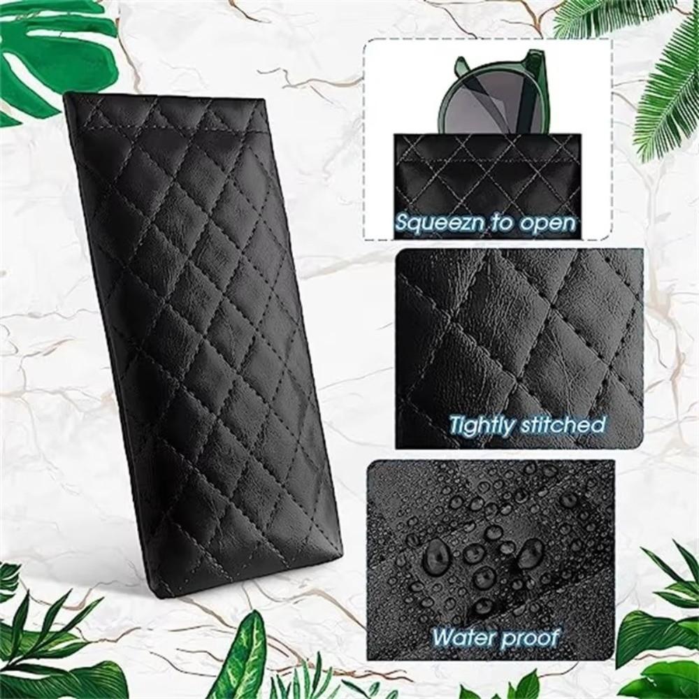 Single/Double-layer Sunglasses Storage Bag Sunglasses Case for Travel Eyewear Accessories