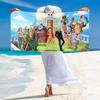 Luffy Zoro Anime Print Beach Towel, Large Soft Quick Dry Towel for Beach Camping Swimming