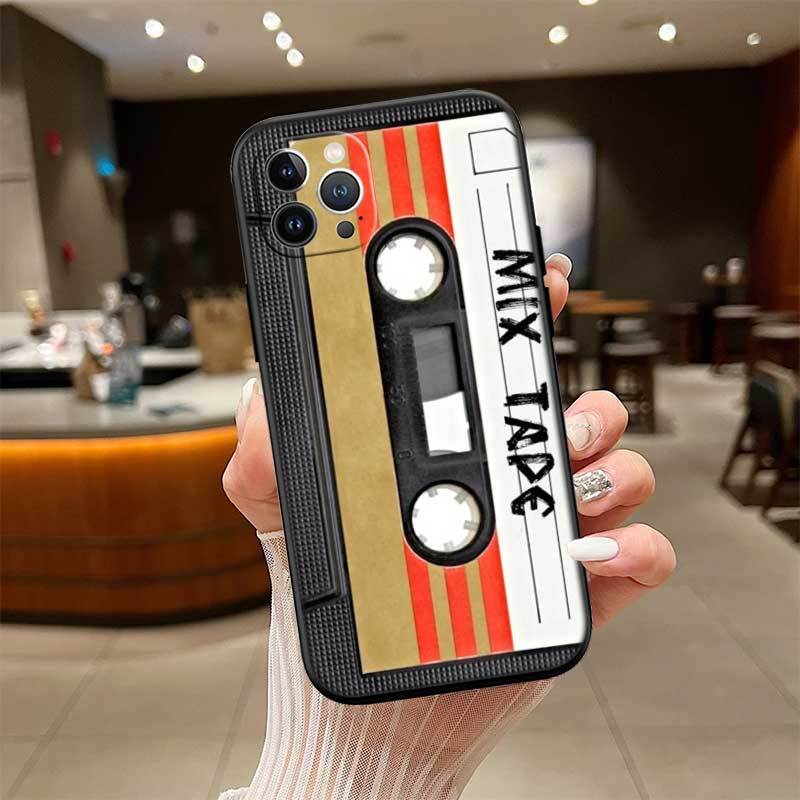 Cassette Vintage Tape Phone Case for Redmi Note 12 12S 12C 13 13C 13R 14 14S 14R 14C 11A 13X A3 A3X A4 A5 Pro Max Plus