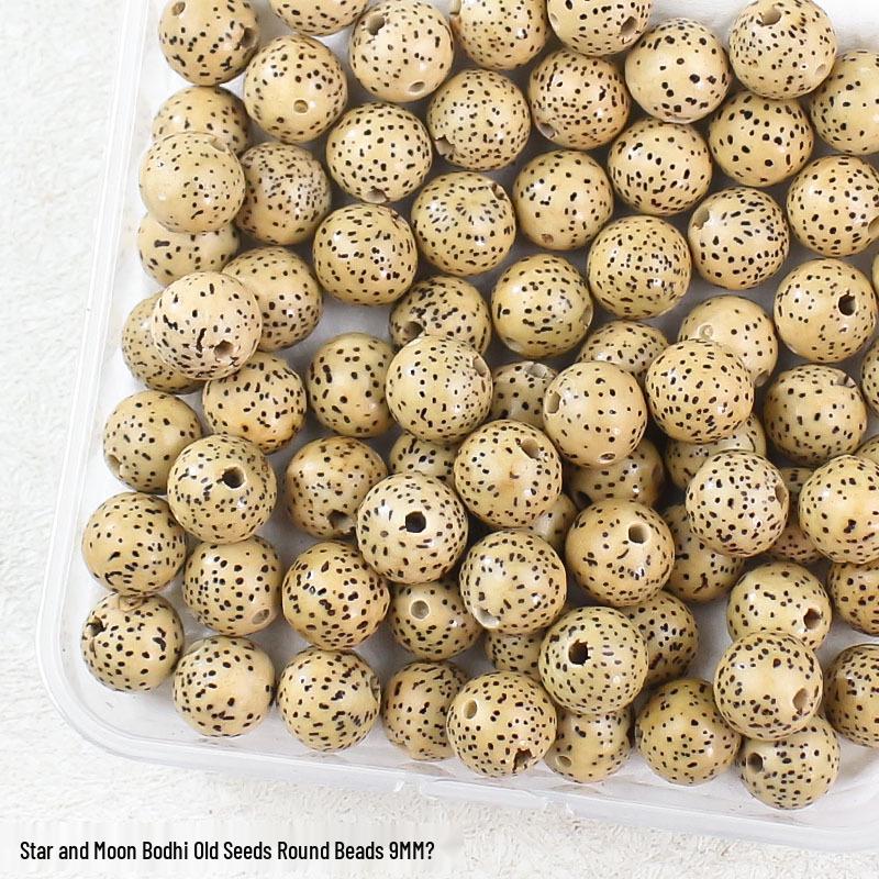 Vajra Star Moon Bodhi Beads - Raw Loose Beads for Handmade DIY Jewelry