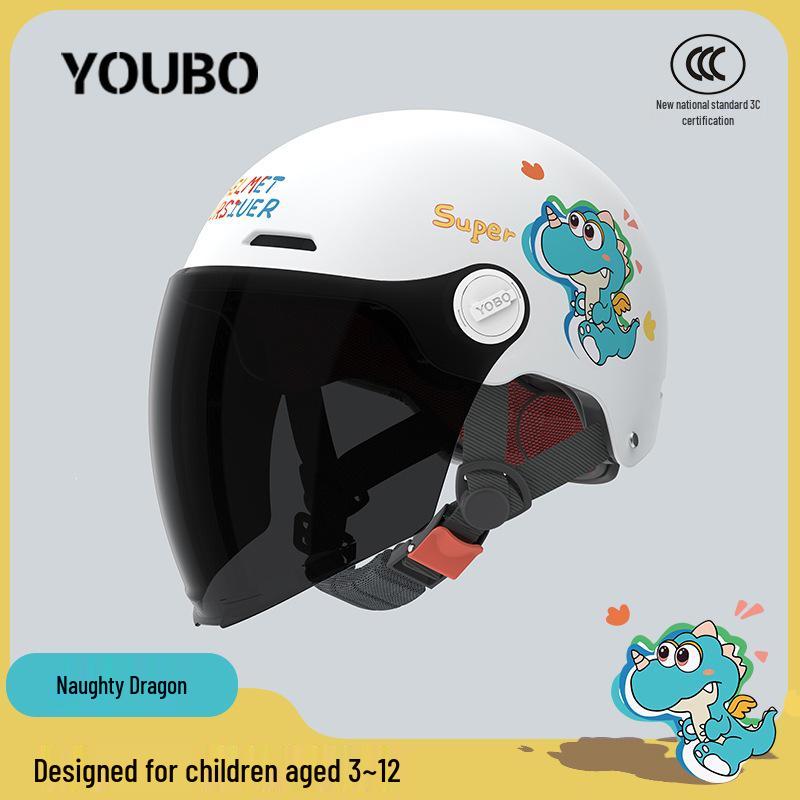 3C Certified Children s Helmet for Boys & Girls – Suitable for Electric Motorcycles, Year-Round Use One Size