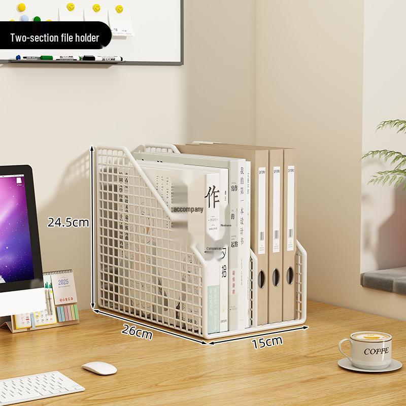 

Multi-Layer Desktop File Organizer & Storage Rack