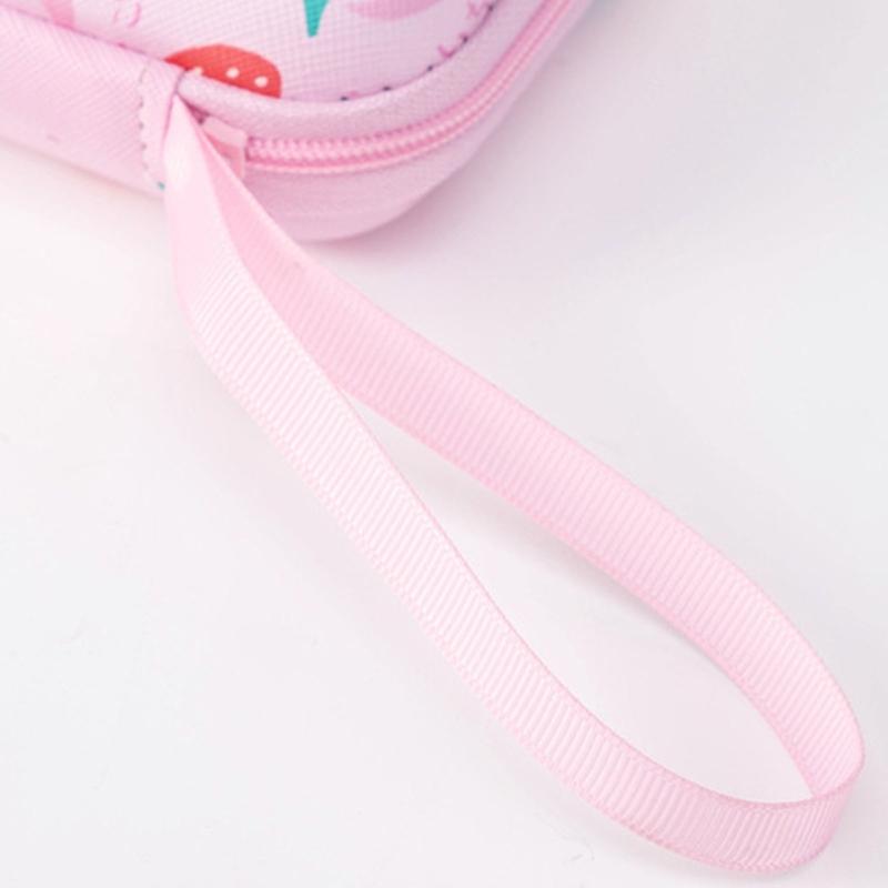 Bright Cartoon Pattern EVA Organizers Bag With Grid Compartments Smooth Zippers Portable For Office Travel