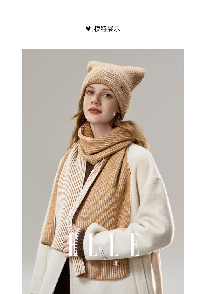 ELLE Wool Scarf for Women - Fashionable, Versatile, and Warm