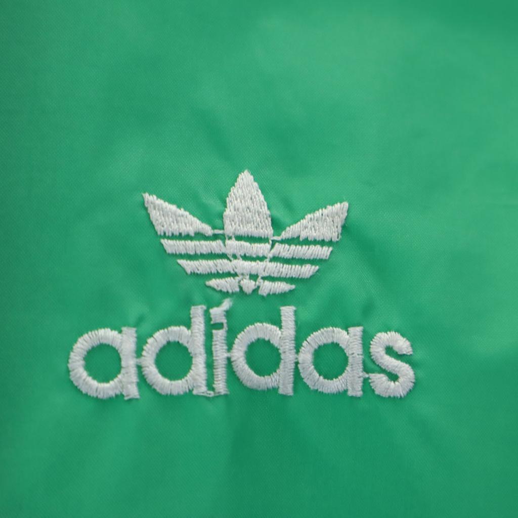 Adidas 70s Vintage Descente Nylon Jacket S Green Men's Used