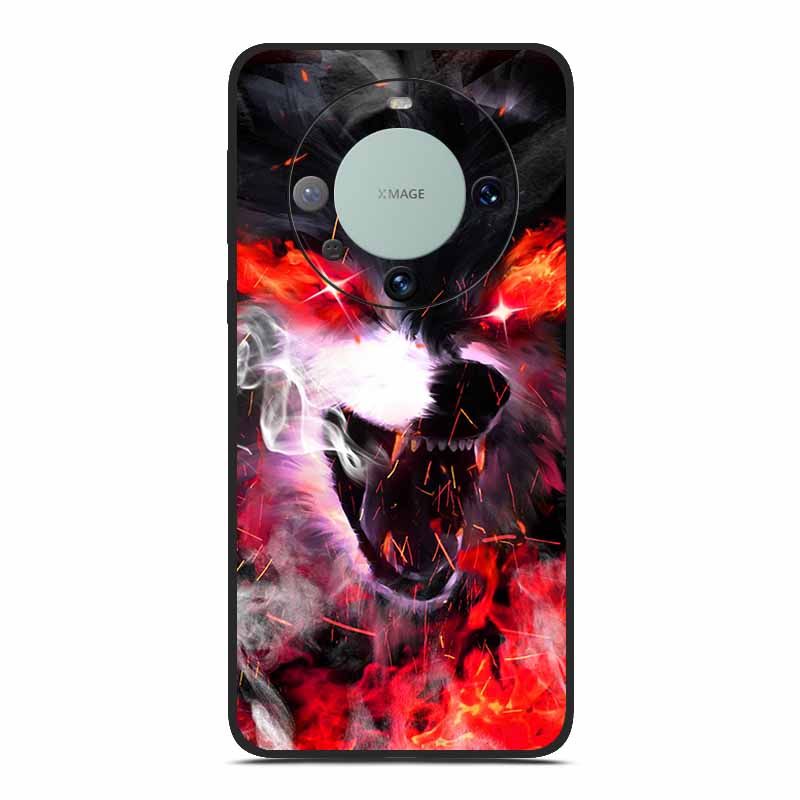 TPU Soft Phone Case for Huawei Mate 60 Funda Silicone Luxury Back Cover for Huawei Mate 60 pro Capa Animal Lion Dinosourus