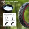 2pcs 8.5 Inch Electric Scooter Solid Rubber Tire with Mounting Tool Tire Lever Puncture-proof Solid