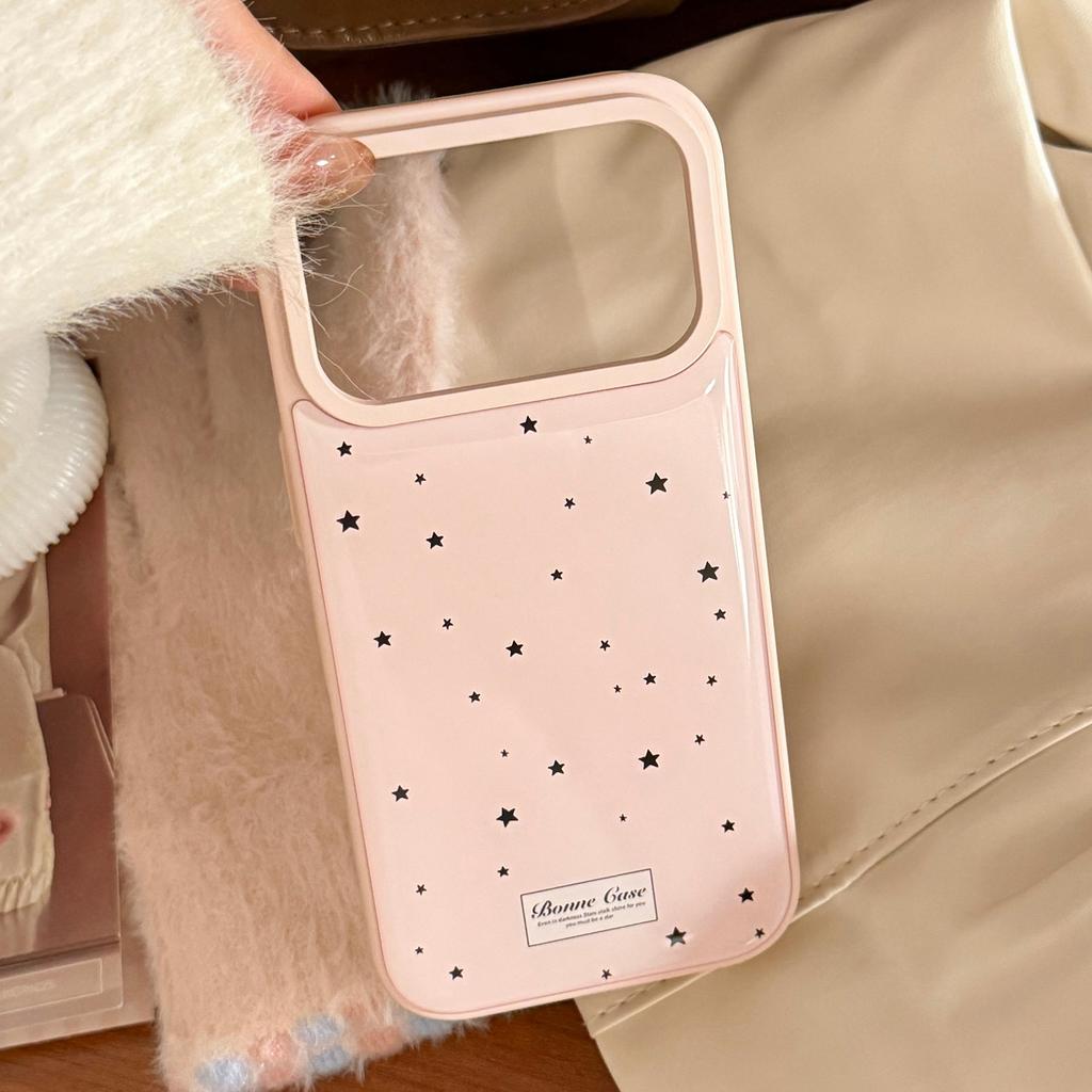 Black Star Foundation Apple 17 Pro Max Phone Case 15 Suitable for iPhone 16 Gentle Korean Style 13 Epoxy Huawei