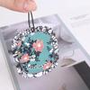 Paper Car Fragrance Hanging Decoration Flower Car Rearview Hanging Ornament  Fan Gifts