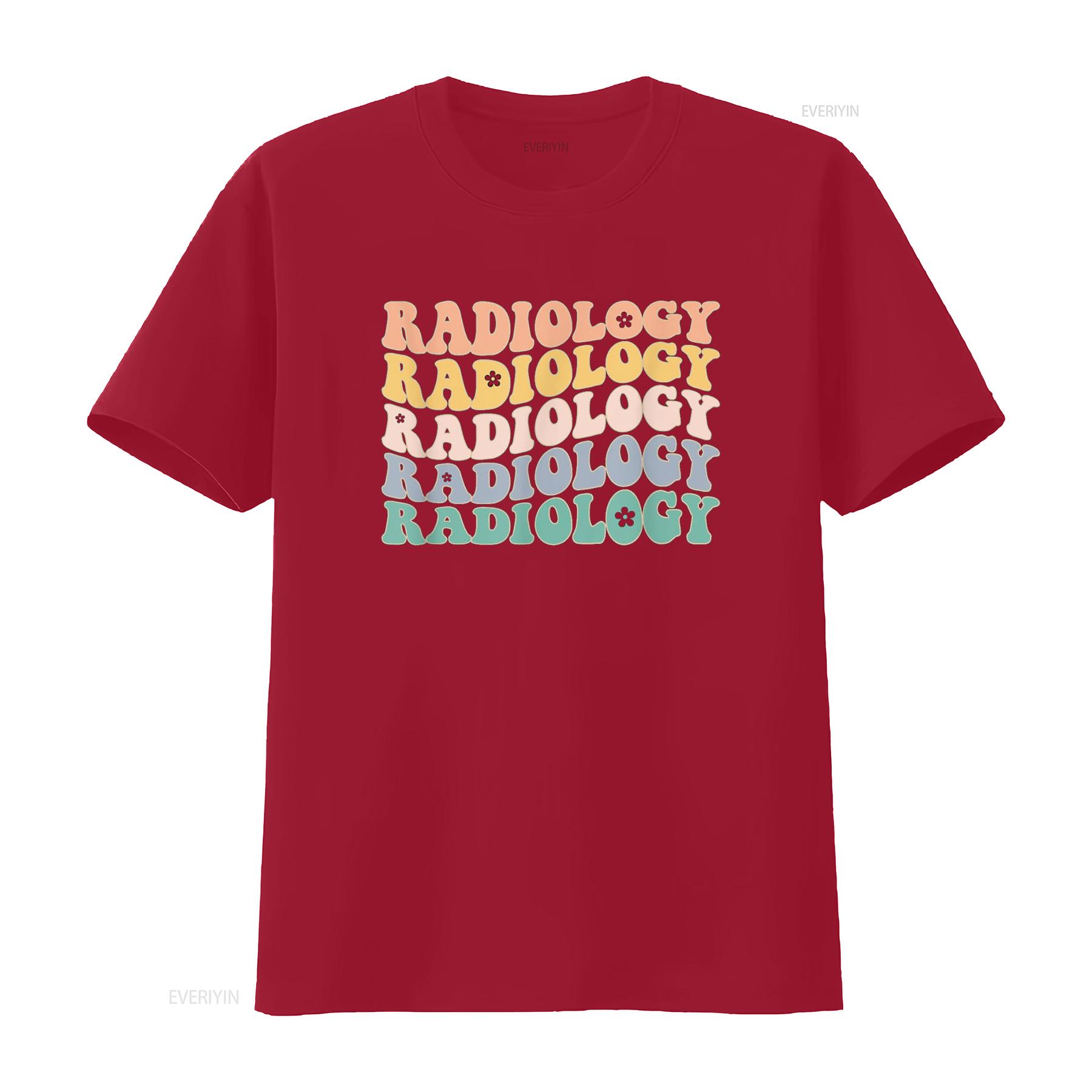 

Радиология Рентгенолаборант Рентгенотехник Футболка винтажная Стиранная Универсальная Слегка Мягкая модная Топ для Повседневной Носки Повседневный S