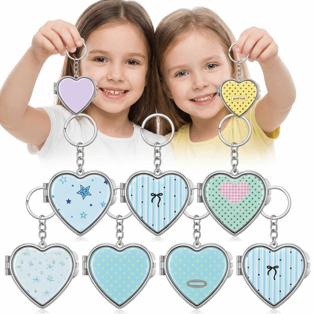 Alloy Hardware Keychain Heart Shaped Key Ring Durable Keychain Pendant  Couple Gift