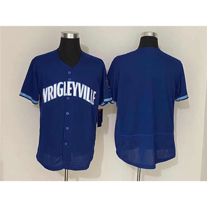 Chicago Cubs MLB Baseballový dres Unisex Vyšívaný Fanouškovské oblečení Sportovní oblečení Muži Dospělí