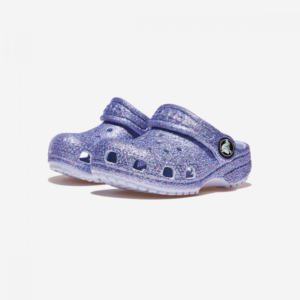 Crocs Sabot Classique à Paillettes Tout-Petit Crs206992 Paillettes Givré