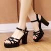Mode Keilabsatz mit Plateau Wasserdicht Superhoher Absatz Damen Sandalen 2025 Trendiger Luxus Verkauf Neu Atmungsaktive Mode Damenschuhe