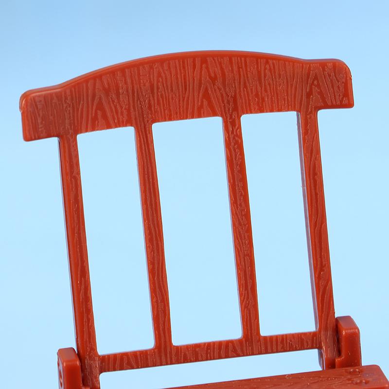 1/12 Puppenhaus Simulation Faltbarer Strandstuhl Puppenhaus Miniaturmöbel Zubehör Puppenhaus Wohnzimmer Dekoration