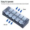 Dual Row Terminal Block With Screws Fixed Wiring Board Strip Block Terminal  Electrical