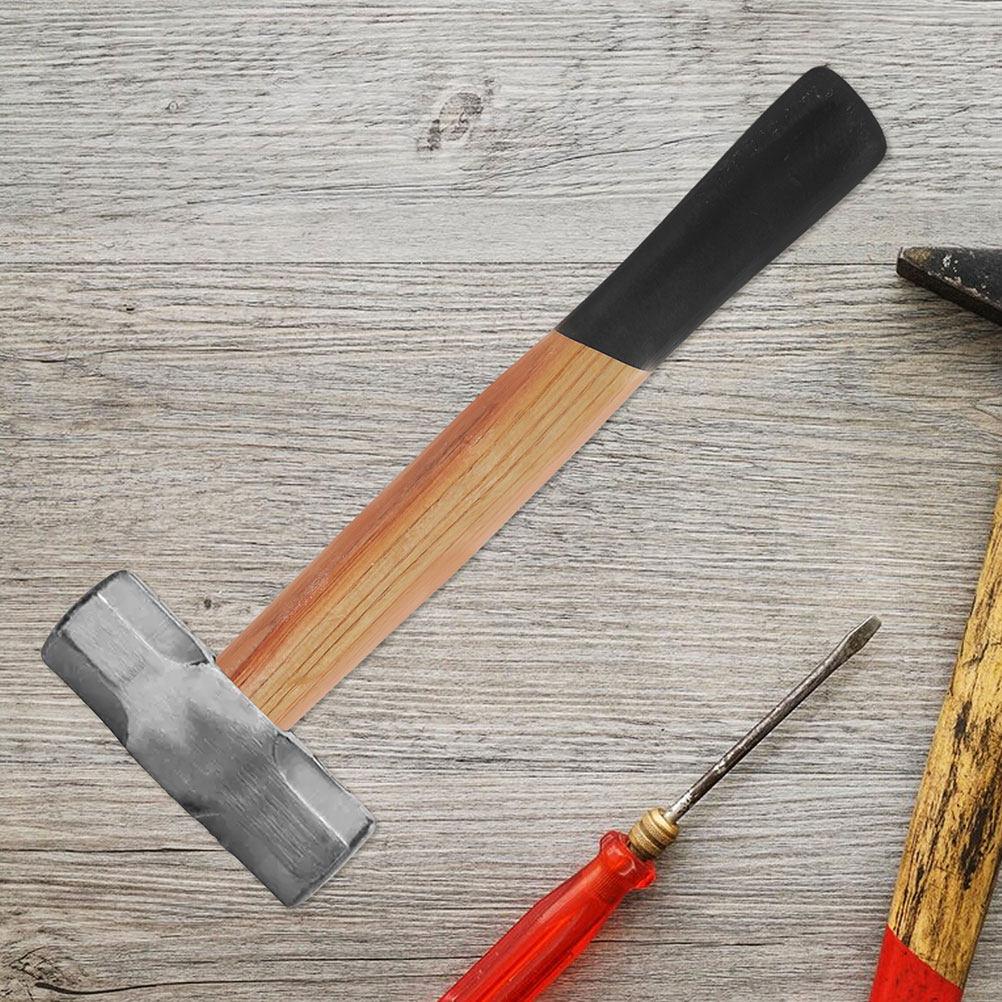 Replacement Wooden Hammer Handle Ergonomic Grip Sturdy Wood for Mason Hammer Axe Hatchet Outdoor Tool Attachment
