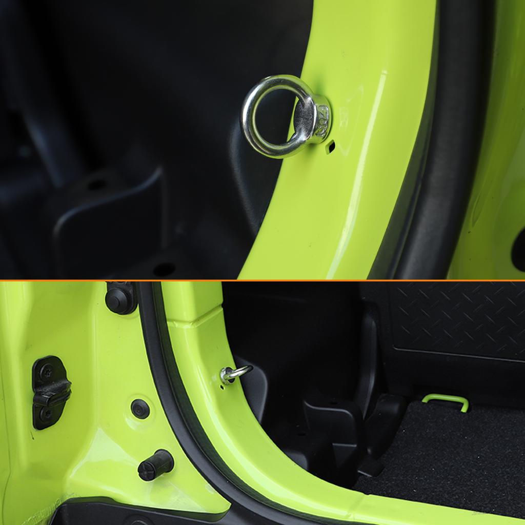 Tie-Down Anchors Ring for Suzuki Jimny JB64 JB74 -2023 Round Hole Screw Hook Nut Bolt Decoration Car Interior