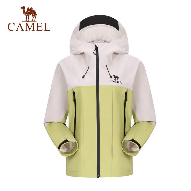 Camel Women's R073 Hooded Waterproof Windbreaker Jacket